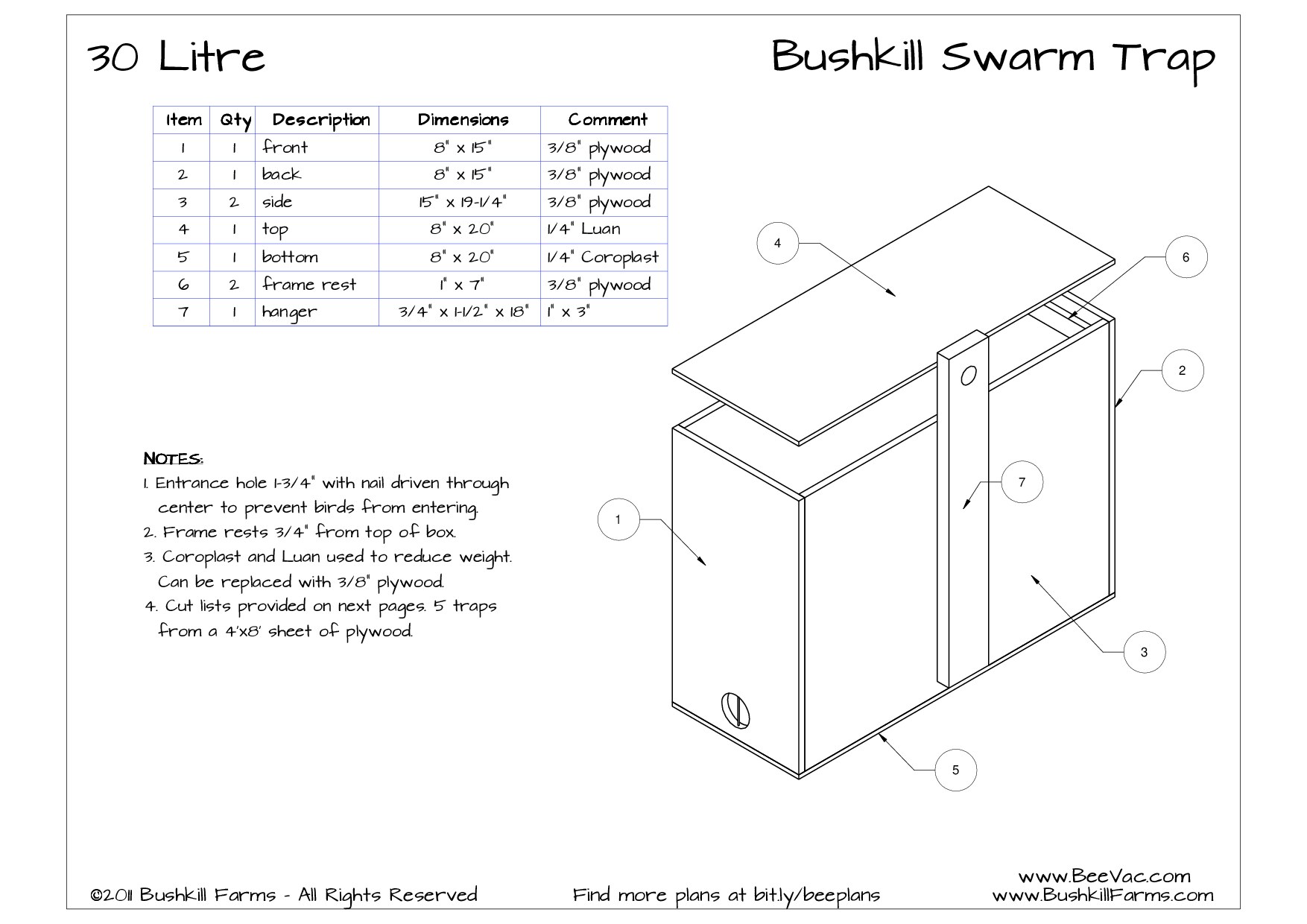 Bushkill Swarm Trap